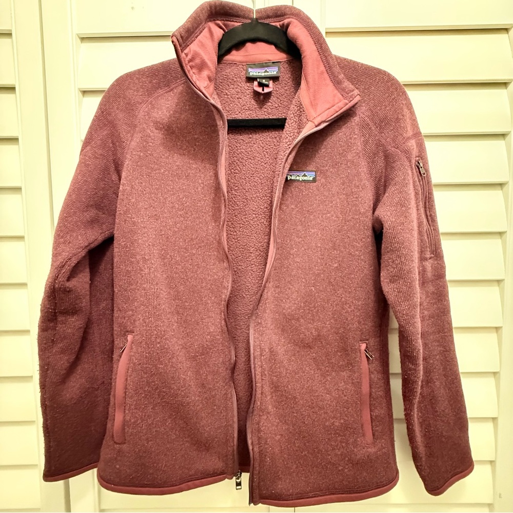 Women's Better Sweater® Fleece Jacket in Dark Ruby - Picture 2 of 6